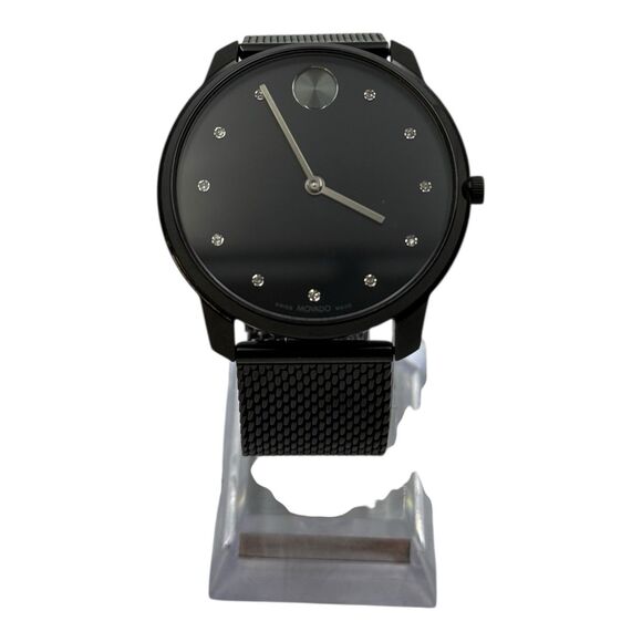 Movado Bold Series Men's Stainless Steel Diamond Quartz Watch - Picture 1 of 6